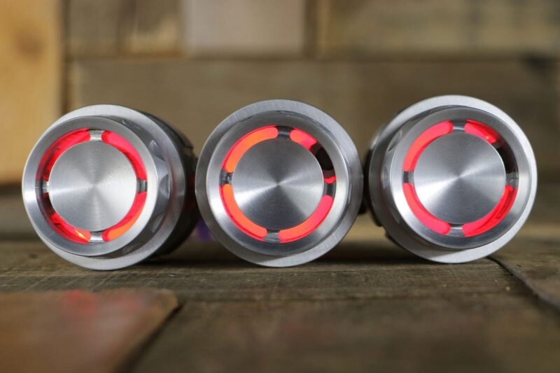 REACTOR PODS SATIN RED LED STRAIGHT