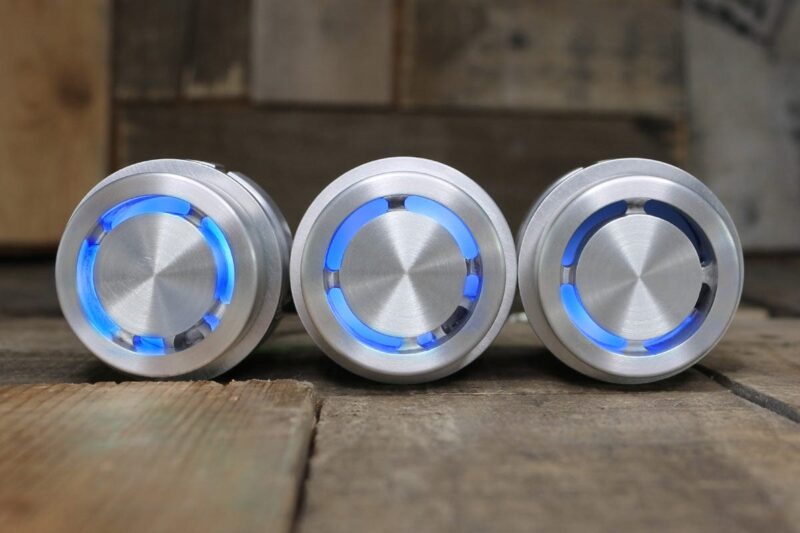 REACTOR SMOOTH PODS BLUE LED satin straight 1