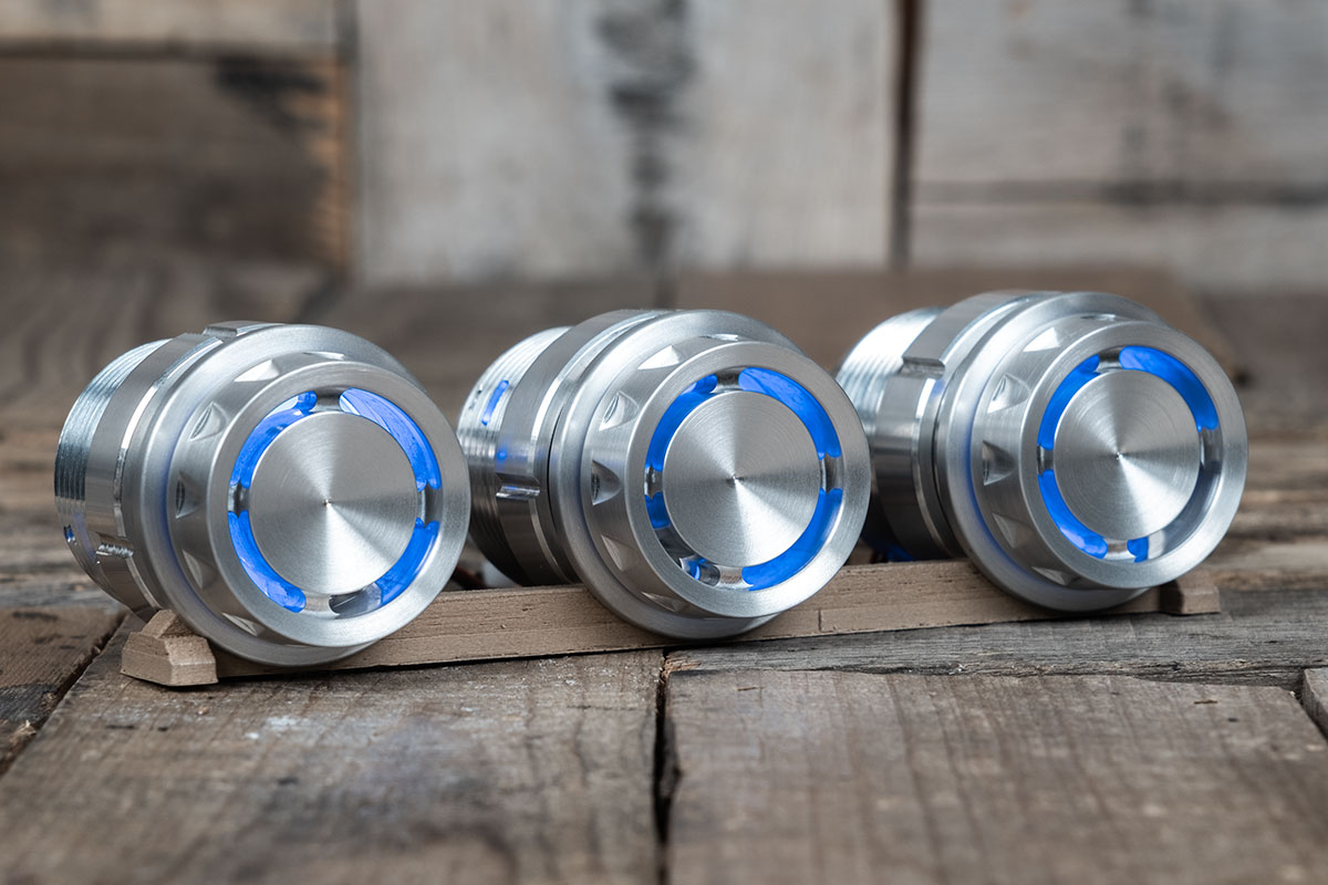 RM-16-7052S-B-R REACTOR PODS SATIN BLUE LED RIGHT