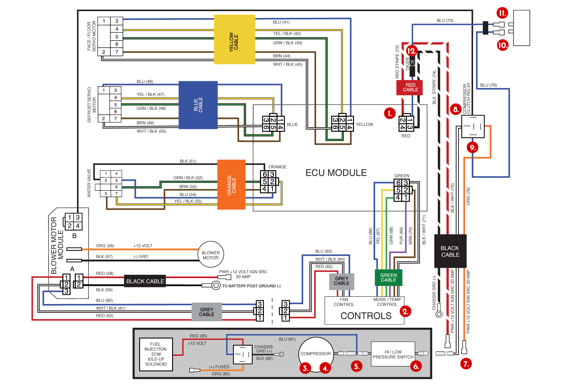 BANTAM-II-VAPIR-III-HAYMAKER-II-SYSTEM-NOT-COOLING-DIAGRAM GEN 2 WIRING SYSTEM NOT COOLING SUPPORT PAGE