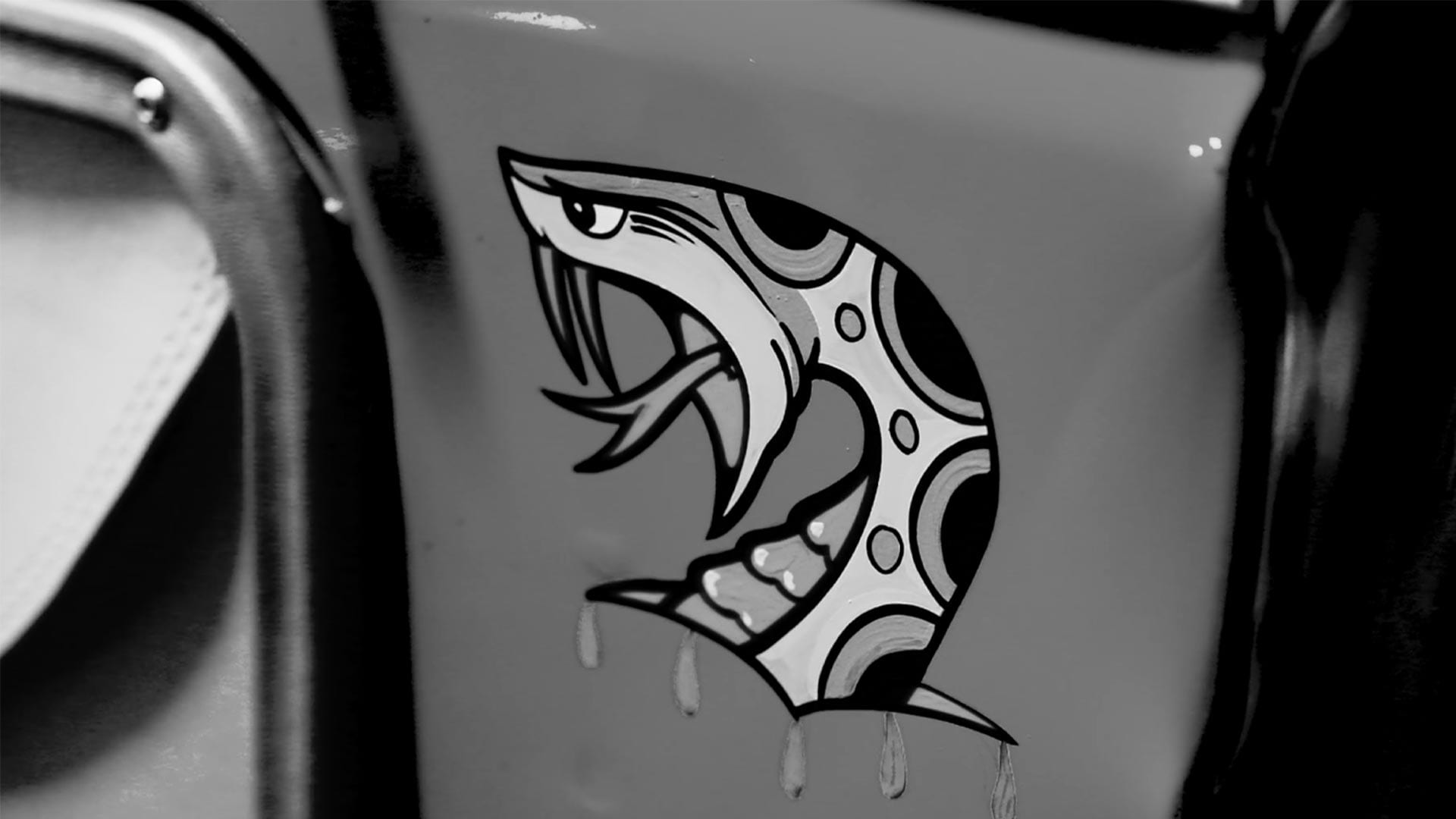 LUCKYSTRIKE SNAKE ON DOOR WIDE LUCKYSTRIKE SNAKE ON DOOR WIDE