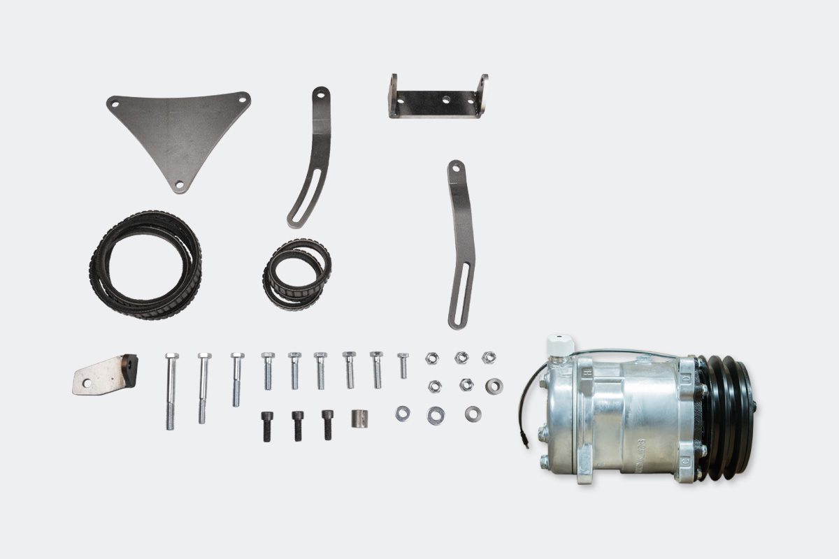 Compressor & Bracket Kit - Chevrolet - 235 Inline 6 - Driver Side (1955 ...