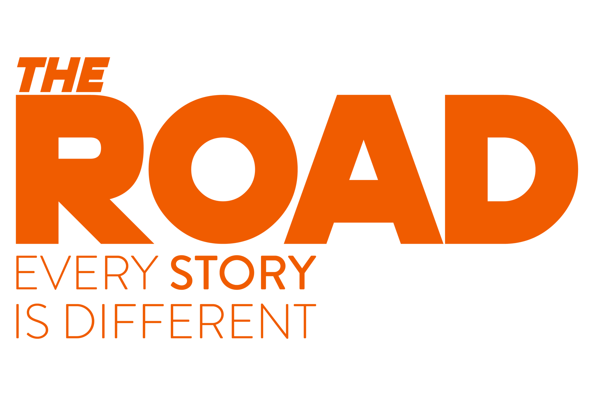 THE ROAD LOGO THE ROAD - every story is different LOGO