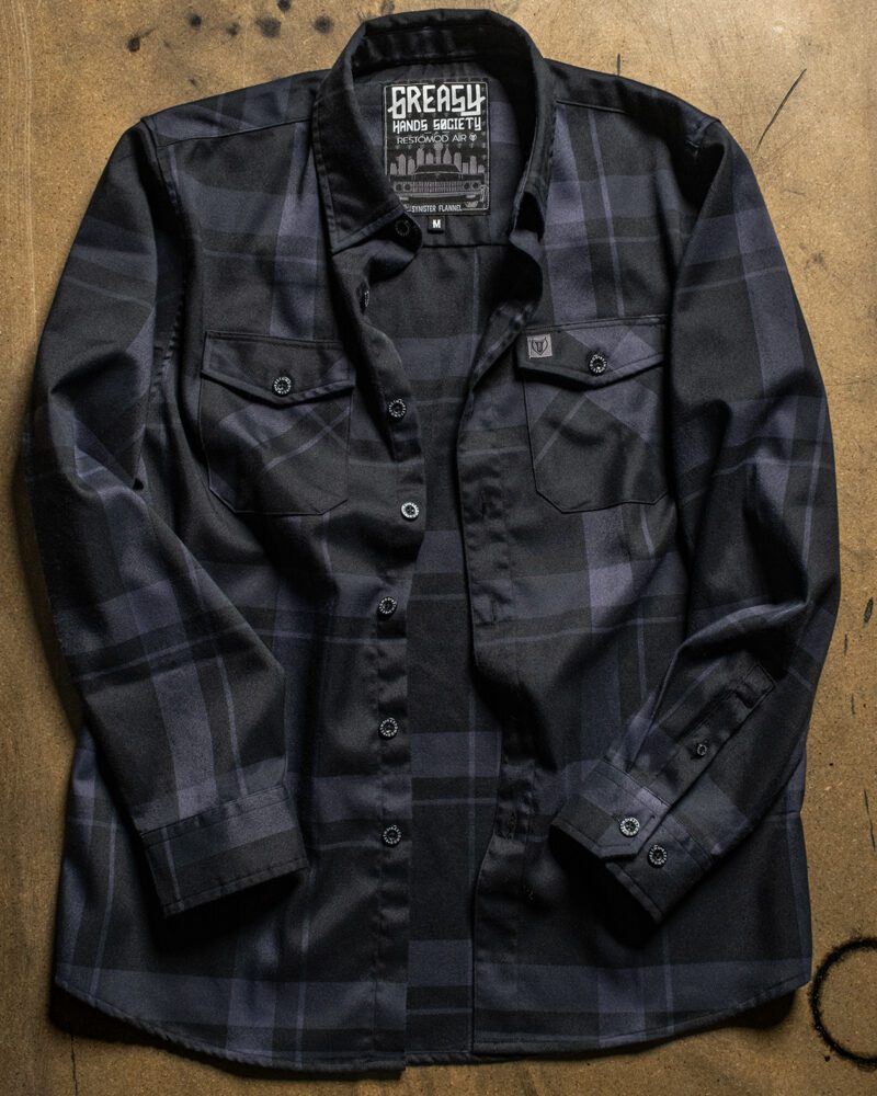 T 099 SYNISTER FLANNEL FLAT FRONT